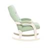 Кресло-качалка Leset Дэми Слоновая кость V14 бирюзовый Кресло-качалка Leset Дэми Слоновая кость V14 бирюзовый