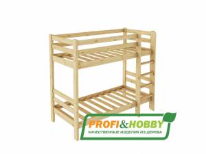 Кровать двухъярусная 900 х 2000 сосна, без покраски