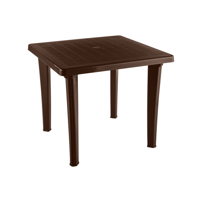 Стол пластиковый квадратный шоколад Стол пластиковый квадратный шоколад